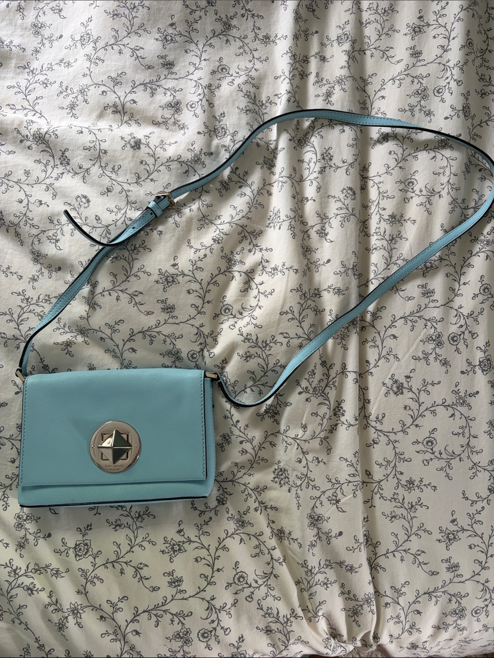 kate spade Sky Blue Crossbody with Star Medallion